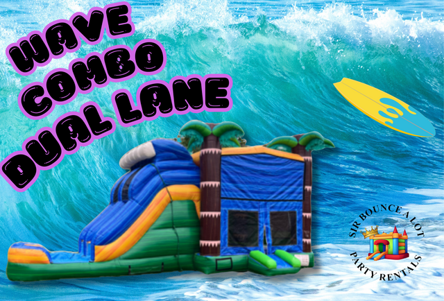 Wave Bouncer Combo Dual Lane Wave Bouncer Combo Dual Lane