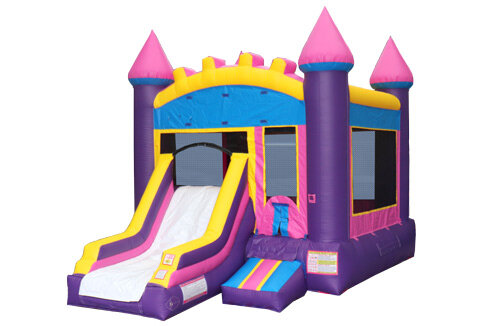 Pink Bounce Combo Castle Pink Bounce Combo Castle