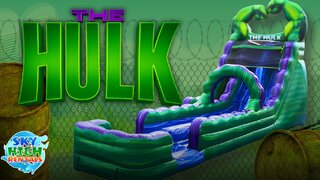 <font size='5' color='Purple'> The Hulk</font><font color='Purple' size='4'>- (22 Ft.)</font><font color='green' size='4'><p>Double Slide</p></font>