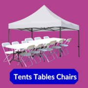 Tents/Tables/Chairs/Fan Tents/Tables/Chairs/Fan