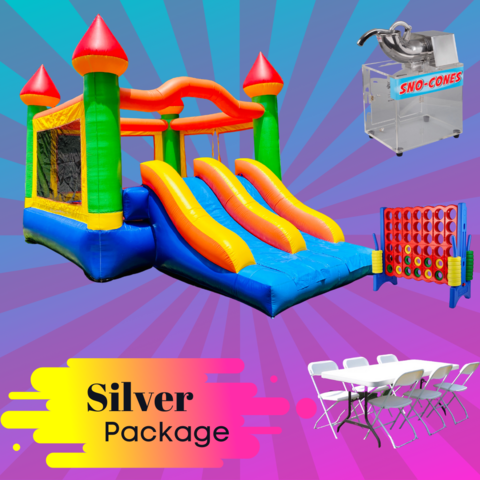 Silver Bounce House Package
