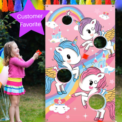 Unicorn Bean Bag Toss Game Unicorn Bean Bag Toss Game