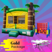 Gold Bounce House Package