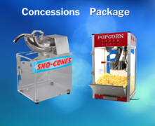 Popcorn & Snow Cone Machine Rental Package