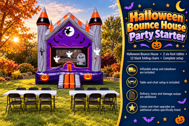 Halloween Bounce House Party Starter Halloween Bounce House Party Starter