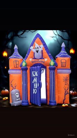 Haunted Ghost House Archway Haunted Ghost House Archway