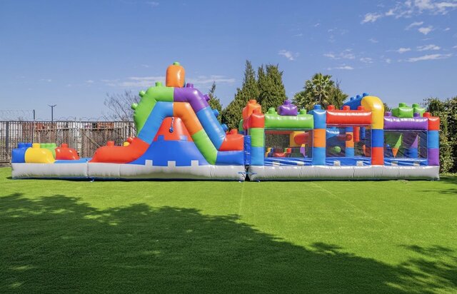 Block Party Inflatable Obstacle Course  Block Party Inflatable Obstacle Course