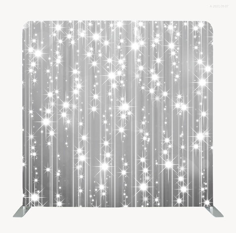 8ft Photo Booth Backdrop Silver 8ft Photo Booth Backdrop Silver
