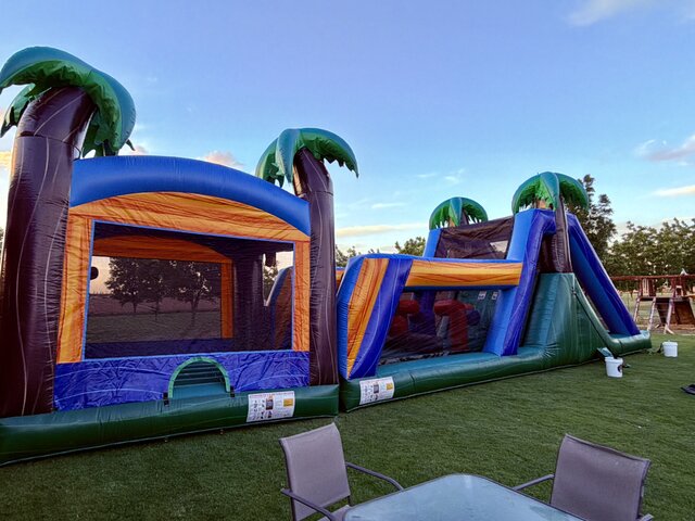 45 Tropical Bounce House Obstacle 45 Tropical Bounce House Obstacle
