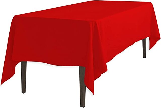 72x72 (4ft) Tablecloth Red 72x72 (4ft) Tablecloth Red