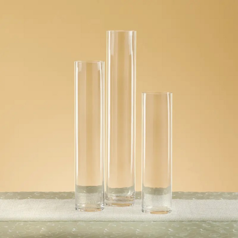 Tall cylinder vases Trio Tall cylinder vases Trio