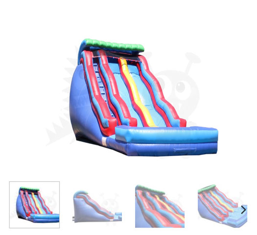 ASJ-19’ Tall Double Lane Wave Slide -$499 WET ASJ-19’ Tall Double Lane Wave Slide -$499 WET