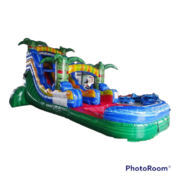 16’ single lane Reggae Rush Waterslide