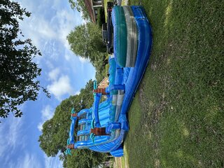 20’ Dual Lane Caymen Crush Waterslide