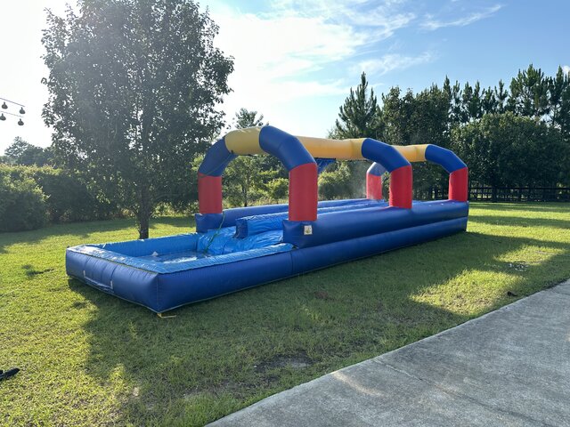 32ft Dual lane slip and slide with pool 32ft Dual lane slip and slide with pool