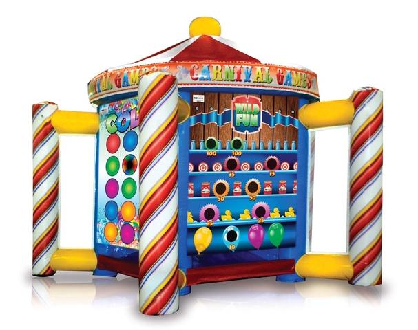 Five Carnival Games in One Inflatable