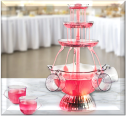 3 Tier Clear Party Drink Fountain