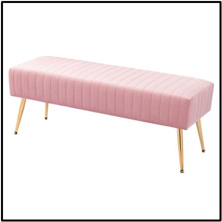 Pink Velvet Bench Pink Velvet Bench