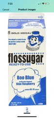 Blue Raspberry Floss Sugar