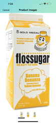 Yellow Banana Floss Sugar