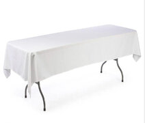 6 Foot Banquet Table Linen 60 x 110 Inch Polyester 6 Foot Banquet Table Linen 60 x 110 Inch Polyester