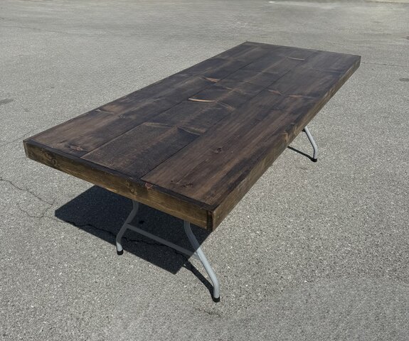 Dark Wood table top, 36 x 82 Dark Wood table top, 36 x 82