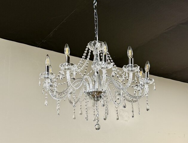 32 Inch Crystal Chandelier With 10 Lights 32 Inch Crystal Chandelier With 10 Lights