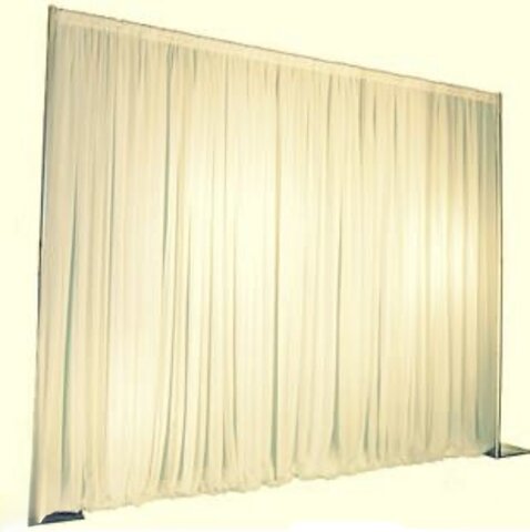 Pipe and Drape Ivory Pipe and Drape Ivory