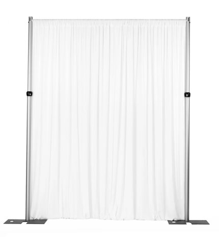 White Spandex 5 Feet Wide x 10 Feet Long Curtain White Spandex 5 Feet Wide x 10 Feet Long Curtain