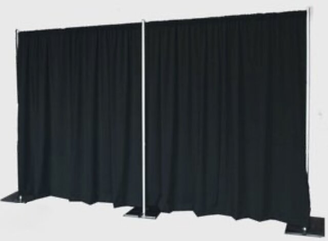 Pipe and Drape Black Pipe and Drape Black