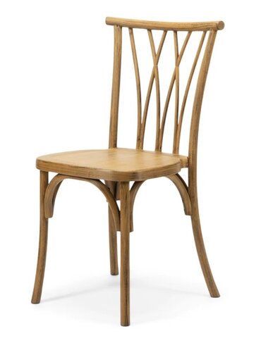 Willow Medium Oak Resin Chair Willow Medium Oak Resin Chair