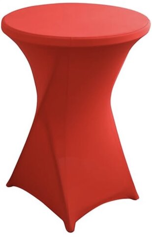 32 Inch Spandex Red Cover for Cocktail Table 32 Inch Spandex Red Cover for Cocktail Table
