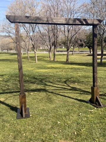7 Foot Wooden Arch 7 Foot Wooden Arch