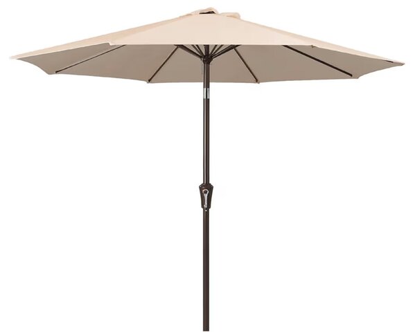 Tan Tilting 9 Foot Market Umbrella Tan Tilting 9 Foot Market Umbrella