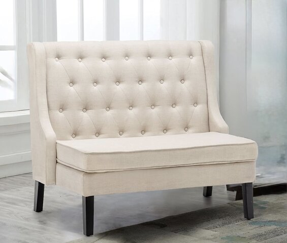 Beige Love Seat Beige Love Seat