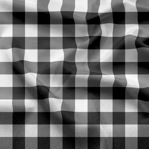 Black and White Polyester 6 Foot Banquet Table Linen Black and White Polyester 6 Foot Banquet Table Linen