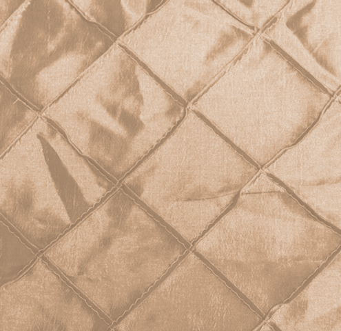 Champagne Pintuck 8 Foot Drape Table Linen Champagne Pintuck 8 Foot Drape Table Linen