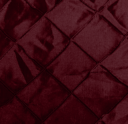 Burgundy Pintuck 8 Foot Drape Table Linen Burgundy Pintuck 8 Foot Drape Table Linen