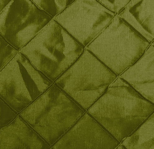 Olive Pintuck 8 Foot Drape Table Linen Olive Pintuck 8 Foot Drape Table Linen