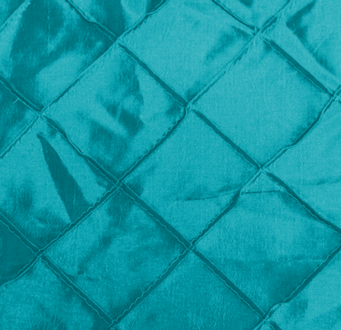 Aqua Pintuck 8 Foot Drape Table Linen Aqua Pintuck 8 Foot Drape Table Linen