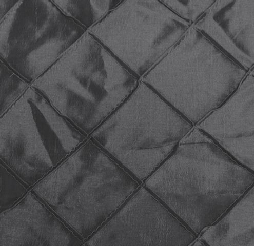 Platinum Pintuck 8 Foot Drape Table Linen Platinum Pintuck 8 Foot Drape Table Linen