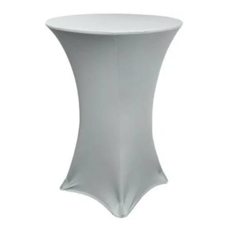 32 Inch Spandex Light Grey Cover for Cocktail Table 32 Inch Spandex Light Grey Cover for Cocktail Table