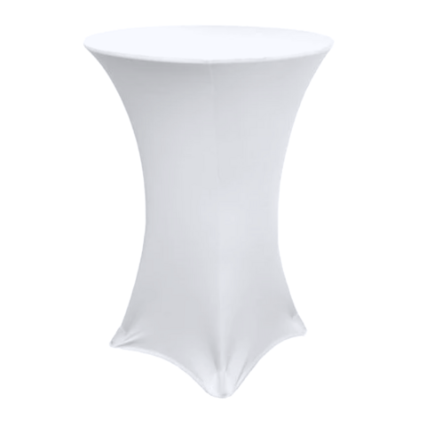 36 Inch Spandex White Cover for Cocktail Table 36 Inch Spandex White Cover for Cocktail Table