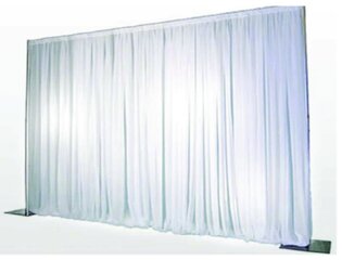 Pipe and Drape White, Per Foot