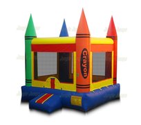 Crayon Large Bounce House