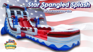 20FT Star Spangled Splash Dual Lane Hybrid