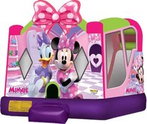 Minnie Mouse Bounce House with Dry Slide Combo