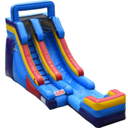 Rainbow Run Inflatable Slide Dry