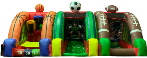 Play 3 Inflatable Sports Rental