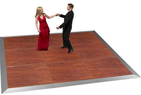 Dance Floor - Cherry Colored 4x4 Sections